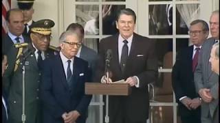 President Reagans Departure Remarks With President Balaguer of Dominican Republic on March 25 1988 [upl. by Malinowski]