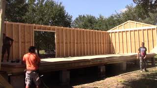 16x40 Shed Build from Start to Finish in One day [upl. by Ax]