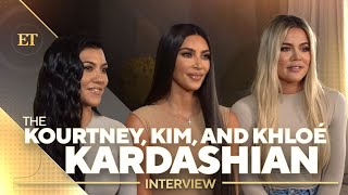 Kim Kourtney and Khloe Kardashian Talk Future of KUWTK Full Interview [upl. by Laaspere709]