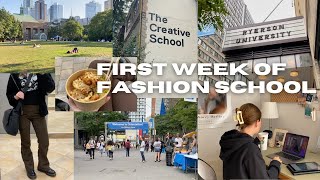 my first week of fashion school in toronto  vlog [upl. by Kristoffer934]