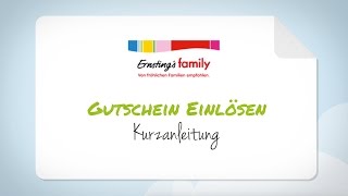 Ernstings Family Gutschein einlösen  Schritt für SchrittAnleitung [upl. by Katalin]