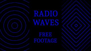 Free Radio Wave Overlay Footage  HD Signal Wave Animation for Video Projects [upl. by Corneille776]