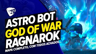 ASTRO BOT MAPA COMPLETO God Of War RAGNAROK 4K 60 FPS [upl. by Suiddaht]