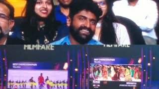 Best Choreographer Shekhar Master at Jio Filmfare awards South 2018 [upl. by Gniy462]