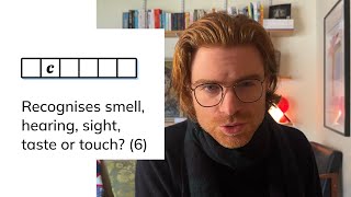 Cryptic Crossword 31 Recognises smell hearing sight taste or touch 6 [upl. by Euqnomod]