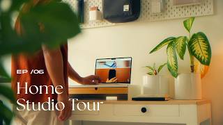 Inside UX Designer’s Home Studio  Desk Setup Tour  Tips  Vlog 06 [upl. by Hanauq]