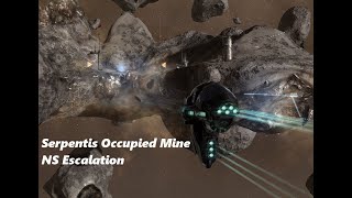 EVE Online  Escalation  Serpentis Occupied Mine [upl. by Lundgren]