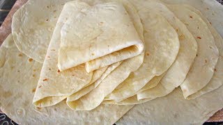 خبز التورتيلا السريع ناجح رطب ولذيذ بطريقة سهلة جدا pain tortilla [upl. by Samy]