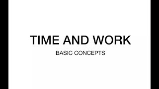 CSAT SERIES FOR UPSC  IAS  Time and Work  Basic Concepts [upl. by Lyrej225]