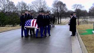 Major US Army Donald B York  Full Military Honors Funeral Arlington National Cemetery [upl. by Zelde]