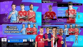 EFOOTBALL PES 2025 PPSSPP Full Update Transfers amp Kits 202425 Real Faces Camara PS5 English Version [upl. by Tioneb521]