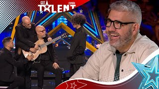 Cuatro MÚSICOS tocando en UNA guitarra esta versión de 10  Audiciones 4  Got Talent España 2023 [upl. by Anailil]