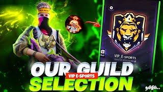 💥VIP VILLAIN NEW GUILD SELECTION  TAMIL BOYS GUILD SELECTION  FREE FIRE MAX🔥 [upl. by Valry]