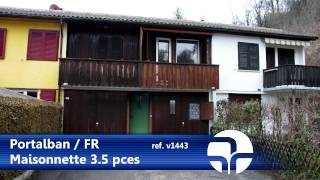 Maisonnette 35 pces à Portalban  FR v1443  VENDU PAR NOTRE AGENCE [upl. by Silin]