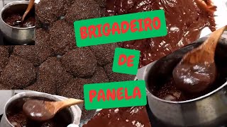 Como Fazer BRIGADEIRO de PANELA Bem RÁPIDO e MUITO FÁCIL [upl. by Nivad352]