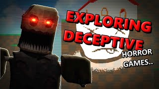 Deceptive Roblox Horror Games [upl. by Odlaumor]