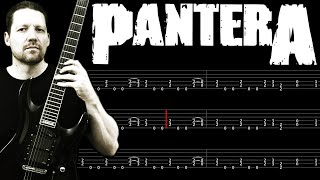 PANTERA Floods Outro Guitar Tab  Lesson [upl. by Rowe524]