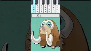 Swinub vs Piloswine vs Mamoswine  Character Jingles Part 41 pokemon piano mamoswine swinub [upl. by Lourdes364]