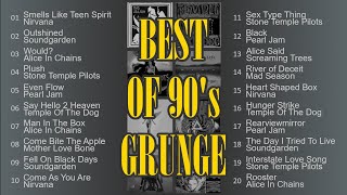 Best of 90s GRUNGE Playlist [upl. by Alleira722]