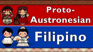 PROTOAUSTRONESIAN amp FILIPINO [upl. by Guimond]