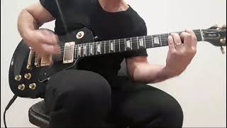 Metallica  last caress Misfits guitar cover on backing track with vocals [upl. by Brothers]