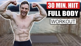 Das effektivste 30 Min HIITGanzkörper Workout für Zuhause ohne Geräte [upl. by Wilkens]