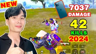 The Mobile Record 7037 Damage  Tacaz solo squad 42 KILLS  PUBG Mobile [upl. by Kcirreg]