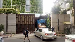 Antilia House Car Check security  full close up video  Mukesh Ambani [upl. by Elletnwahs391]