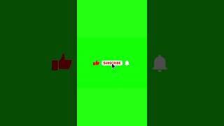 Animated Subscribe Button Green Screen 02 shorts [upl. by Coppins]