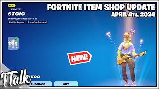 NEW SO MUCH NEW STUFF Fortnite Item Shop April 4th 2024 Fortnite Chapter 5 [upl. by Bridgette]