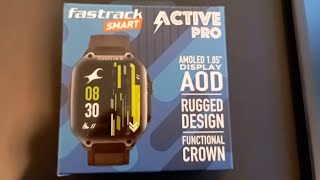 Fastrack New Active Pro with 469 cm AMOLED Display BT Calling Functional Crown Smart watch [upl. by Kama]