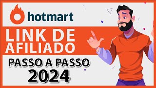 Como pegar LINK DE AFILIADO na Hotmart Rápido e Fácil 2024 [upl. by Ahsiuqel]