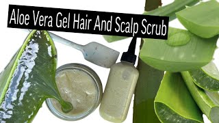 Aloe Vera Gel Hair And Scalp Scrub [upl. by Elwyn]