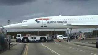 British Airways Concorde at Heathrow [upl. by Epilihp]