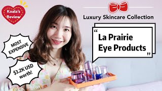 MOST EXPENSIVE EYE Care  La Prairie Skin Caviar Eye Complex  PLATINUM RARE EYE CREAM EYE ELIXIR [upl. by Ossie]