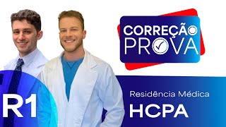 Gabarito Residência Médica HCPARS 2024  Correção PósProva  Ao Vivo [upl. by Linders]