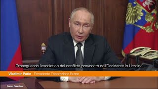 Putin quotArmi occidentali contro la Russia risponderemoquot [upl. by Lorie]