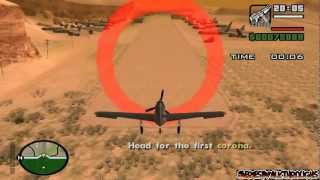 GTA San Andreas  Mission 73 Learning To Fly All Gold Medals HD [upl. by Agnola]