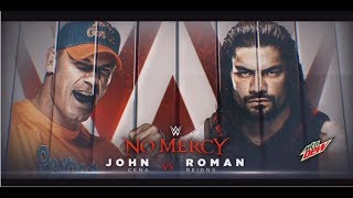 WWE No Mercy 2017  John Cena vs Roman Reigns Promo [upl. by Blinnie]