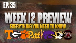 CFBKings Show Ep 35 Week 12 Preview  CFP Top 25 Reaction Game Predictions Pick and more [upl. by Vaughan458]