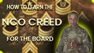 Learn The NCO Creed  Looped Five Times To Easily Memorize [upl. by Domonic913]