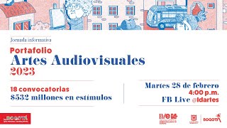 🔴 Convocatorias Artes Audiovisuales  Jornada informativa PDE2023 [upl. by Barney521]