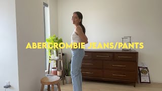 Styling Abercrombie jeans pants trousers for petites [upl. by Cowen]