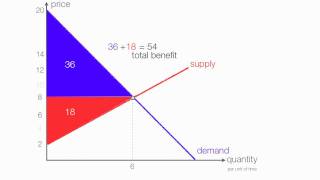 How to Calculate Consumer Surplus and Producer Surplus with a Price Ceiling [upl. by Nnaeiram141]