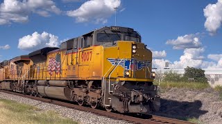 5 Trains around Laredo TX [upl. by Ecirtap]