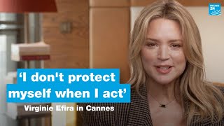 ‘I dont protect myself when I act’ Virginie Efira shines a light on coercive control at Cannes [upl. by Nalro]