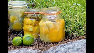 Comment faire des citrons confits [upl. by Tiraj]