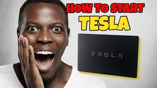 How To Start Tesla With Key Card [upl. by Aihsinat]