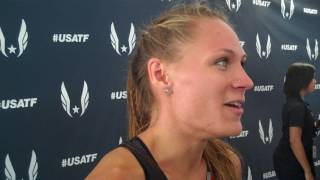 Emily Richards After 8th Place in 2017 USATF 800m Final [upl. by Amato]