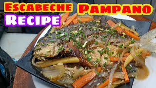 PAMPANO ESCABECHE RECIPE [upl. by Rika]